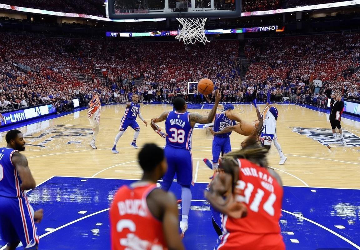 76人VS火箭：巅峰对决火花四溅，NBA焦点战激情演绎